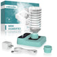 HOMDIS HU200 Travel Humidifier, Portable Humidifier for Plants, Bedroom, Office, Hotel or Car, 5000mAh Battery Operated Mini Cool Mist Humidifiers, Quiet 23dB, Auto-off, Night Light & BPA-Free